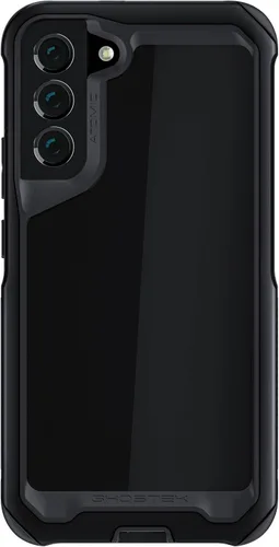 Vista 89 de Ghostek Atomic - Funda delgada para Galaxy Z Flip 4, parte trasera de aramida con parachoques de aluminio rojo, funda protectora de doble capa a