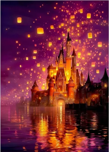 Vista 11 de RYMILIE Kits de pintura artística de diamante rosa para adultos, pintura de puntos de diamante de fresa para principiantes, pintura redonda 5D