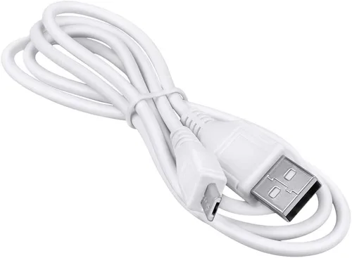 Vista 2 de PK Power - Cable de carga micro USB blanco de 5 pies, cable de carga para Remington HC-5550 HC-5350, corte de pelo de precisión, recortadora