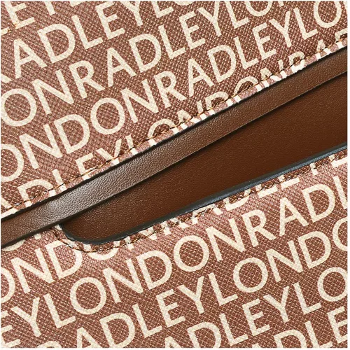 Vista 4 de RADLEY London Shepherdess Walk Signature Logo - Cartera con cremallera media alrededor, Indus Tan