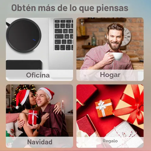 Vista 7 de Calentador de velas y café para escritorio - Apagado automático