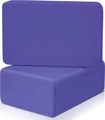 Vista 10 de Foam Block Supportive Latex-Free with Rounded Edges, Non-Slip Exercise Blocks for Pilates, Meditation, Balance, Stretching and Deep Poses