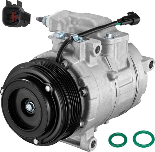 Vista 11 de BDFHYK Compresor de aire acondicionado con embrague compatible con Ford F-250 F-350 Super Duty 6.2L 2017-2019, F-450 F-550 Super Duty 6.8L