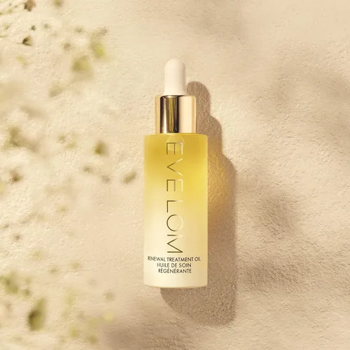 Vista 3 de EVE LOM Renewal Treatment Oil - Fórmula facial multitarea para terapia cutánea con 10 ingredientes botánicos nutritivos, suero hidratante para una