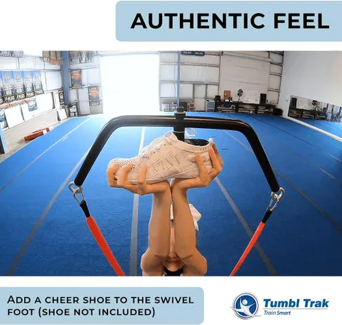 Vista 5 de Tumbl Trak Entrenador de Base de Porristas con Banda de Resistencia Stunt Double