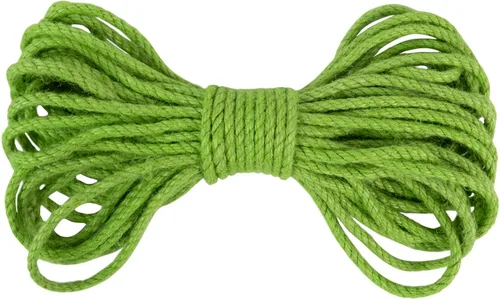 Vista 21 de Cuerda de yute de 0.197 in, cuerda de yute natural gruesa para jardín, cuerda de cáñamo resistente para exteriores, para jardinería, manualidades