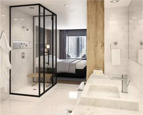 Vista 9 de Symmons SLS-3612-MB-1.0 Duro Grifo de baño de una sola manija