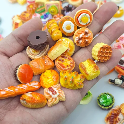 Vista 5 de Botellas en miniatura de bebida de comida para jugar al juego de cocina (10 botellas + 10 comidas (aleatorias))