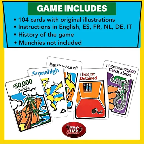 Vista 4 de TDC Games Juego de cartas de hierba para adultos