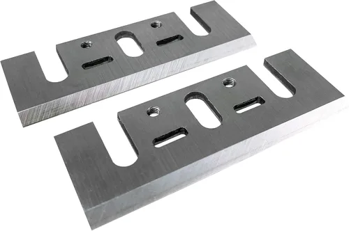 Vista 4 de Makita 2 piezas – 3.25" HSS cepilladora cuchillas para cepilladoras de 3.25 pulgadas – corte rápido para madera dura