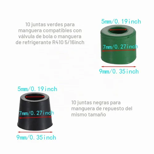 Vista 3 de Kit de núcleo de válvula de CA de 46 piezas, kit surtido de herramientas