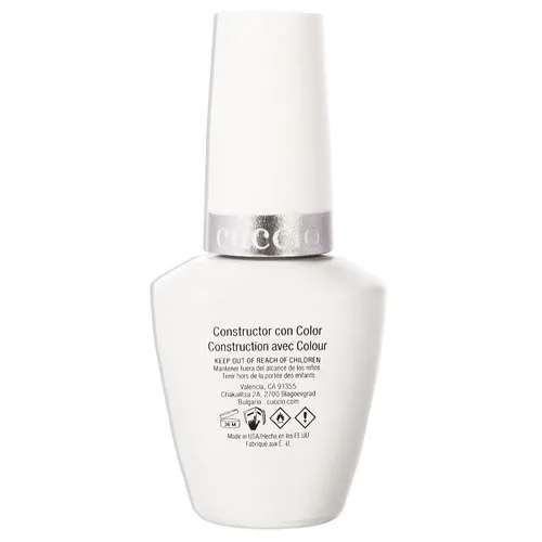 Vista 2 de Cuccio Pro Brush-On Colour Builder Soak Off Gel - Fórmula ligera autonivelante LED y UV, camufla el crecimiento y corrige las camas de uñas