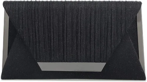 Vista 2 de AO ALI VICTORY Bolsos de mano con purpurina para mujer, bolsos de noche, embragues con solapa, sobre bolsos, bolsos grandes para bodas, fiestas
