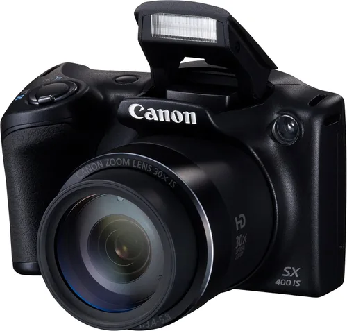 Vista 2 de Canon PowerShot SX400IS (BK) [Versión internacional, sin garantía]