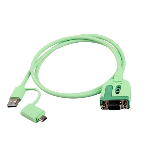 Vista 5 de RS232 a USB Serial Cable FT232RN Chipset USB a RS232 Puerto COM Serial PDA 9 pin DB9 Cable Compatible Para Routers Switches CNC PLCs Impresoras