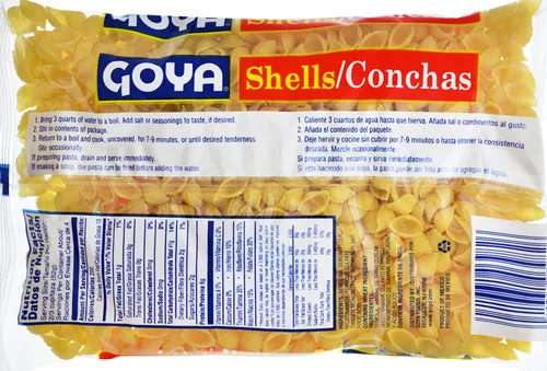 Vista 2 de Goya Foods Conchas/Shell Pasta, 7 onzas (paquete de 20)