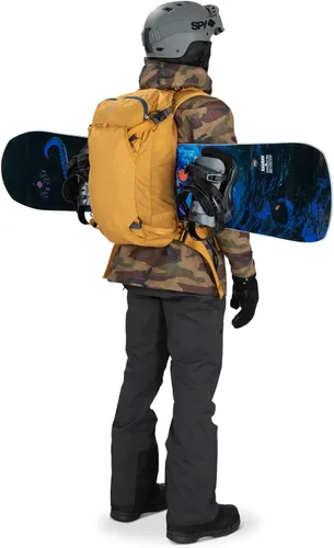Vista 14 de Osprey Soelden 22L - Mochila de esquí y snowboard para hombre, color amarillo artesano