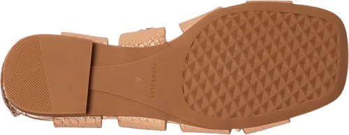 Vista 4 de Aerosoles Kathleen Sandalias planas para mujer, rosa, dorado, cuero (Rose Gold Leather), 9