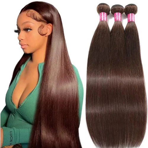 Vista 16 de Younsolo Paquetes de pelo lacio brasileño, cabello humano virgen 100% sin procesar, color negro natural, 4 paquetes, 12, 14, 16 y 18 pulgadas