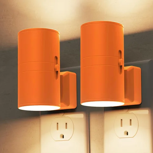 Vista 9 de L LOHAS LED - Luz nocturna LED, luces nocturnas regulables enchufables en la pared, paquete de 2, luz nocturna de 3CCT para niños, giratoria 180°
