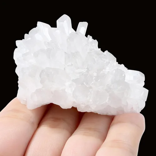 Vista 16 de ZHIYUXI Cristales y Piedras, Conjunto de Cristales, Geoda, Piedras Preciosas, Roca Natural, Protección, Cristal Crudo, Energía de Equilibrio, Reiki