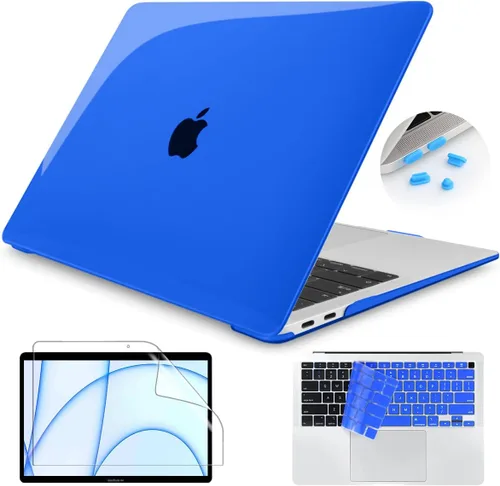 Vista 20 de Teryeefi Funda para MacBook Air 13 pulgadas Case 2021 2020 2019 2018 A2337 M1 A2179 A1932, carcasa rígida esmerilada, cubierta de teclado