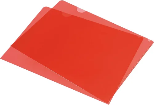 Vista 9 de PATIKIL Carpetas tipo L, paquete de 12 unidades, tamaño A4, bolsillos de plástico para proyectos, papel transparente, funda para documentos