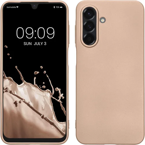 Vista 246 de kwmobile Funda compatible con Samsung Galaxy A12 - Funda protectora de silicona TPU suave y delgada - Azul Báltico