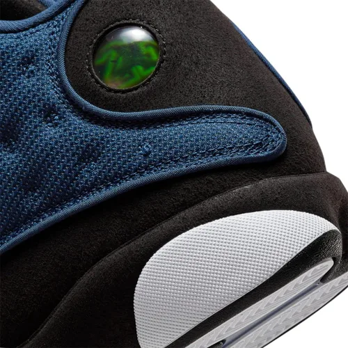 Vista 7 de Mens Jordan 13 Retro Brave Blue NavyUniversity Blue-Black DJ5982 400