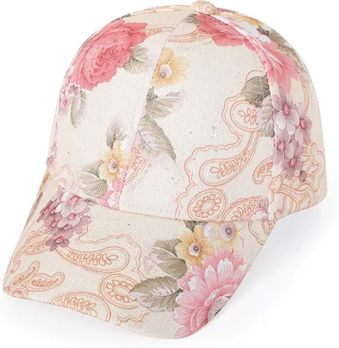 Vista 18 de ZLYC Gorra de béisbol hawaiana con estampado floral para mujer Aguacate Negro