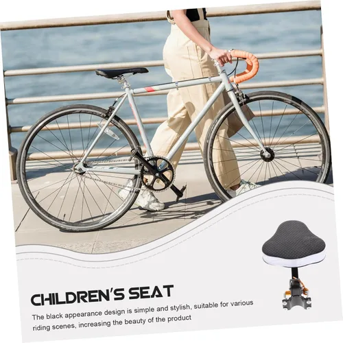 Vista 6 de Accesorio de asiento de bicicleta de montaña, versátil asiento de bicicleta para niños y niñas, características de seguridad de comodidad