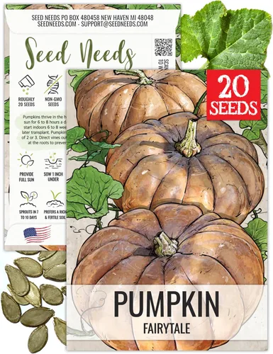 Vista 17 de Seed Needs Semillas de calabaza para plantar calabazas pequeñas de tarta de azúcar, semillas de verduras sin OMG y sin tratar para plantar un huerto