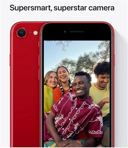 Vista 5 de Apple iPhone SE 3ª generación, 64GB, ROJO - Desbloqueado (renovado Premium)