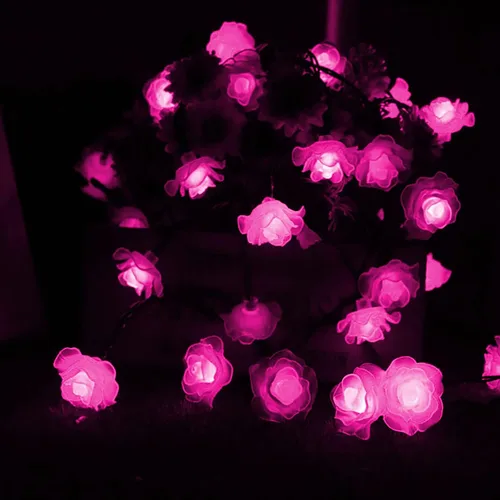 Vista 22 de Guirnalda de luces solares de corazón, impermeable, 20 pies, 30 LED, en forma de corazón, 8 modos, estrellada, boda, fiesta, ambiente, iluminación