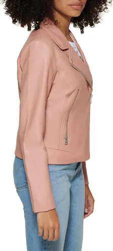 Vista 3 de Levi's Chaqueta asimétrica de piel sintética para mujer
