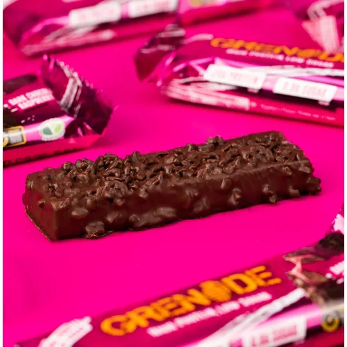 Vista 6 de Barra de Proteína Alta Grenade - Chocolate Oscuro Frambuesa, 12 x 60 g