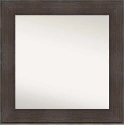 Vista 125 de Amanti Art Espejo personalizado, espejo de baño de veta de madera rústica William, espejo de pared o espejo de tocador de baño sobre el fregadero