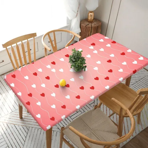 Vista 18 de Fiokroo Mantel con estampado a cuadros blancos y negros con borde elástico, mantel redondo de ajedrez, lavable, reutilizable, para cocina, comedor