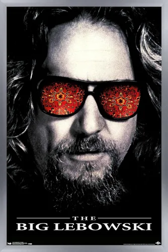 Vista 11 de Trends International The Big Lebowski - Póster de pared de una hoja, 14.725 x 22.375 pulgadas, versión enmarcada de madera de granero