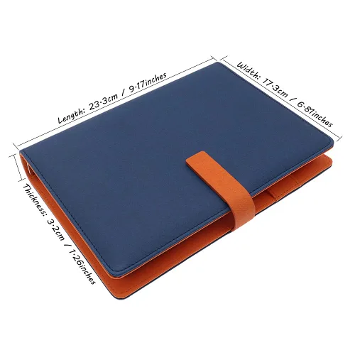 Vista 2 de HXRTANGS A5 Refillable Notebook, Ring Binder Journal Personal Organizer with Lined Paper + Planner Stickers + Subject Dividers + Index Tabs +