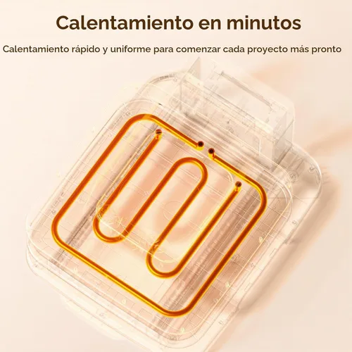 Vista 3 de HTVRONT Máquina automática de prensa de calor para camisetas con liberación Azul