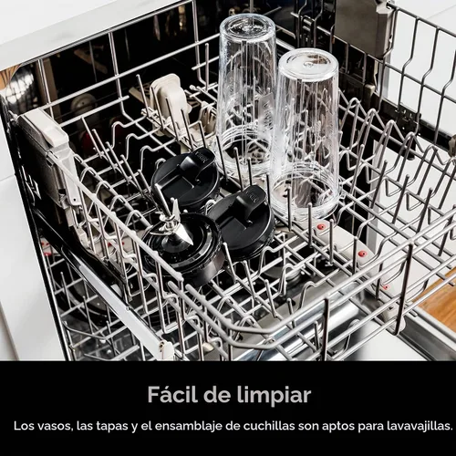 Vista 9 de Ninja BN300C, Mezclador personal Nutri-con tecnología de trituración