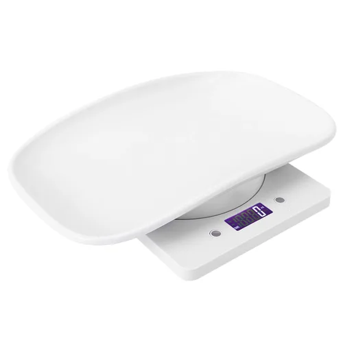 Vista 2 de Báscula digital de 0.04 oz-22.0 lbs, escala electrónica LCD, alta báscula multifuncional para mascotas con plástico sin almohadilla deslizante