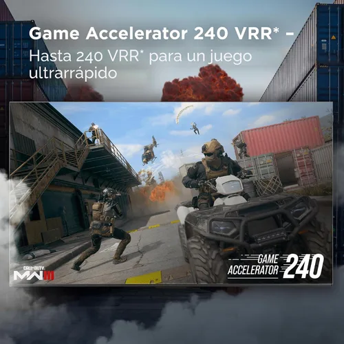 Vista 13 de TCL Smart TV Q65 QLED 4K UHD de 98 pulgadas con Google TV (98Q651G, modelo 2024) Dolby Vision, Dolby Atmos, HDR Pro+, Game Accelerator Gaming