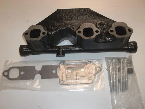 Vista 4 de FASWORX Kit de codo elevador colector de escape compatible con Volvo Penta GM 4.3L