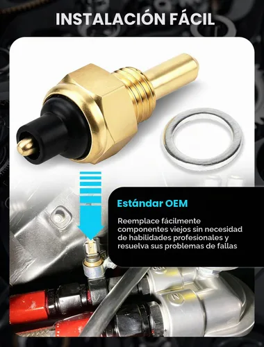 Vista 5 de Sensor de Temperatura de Aceite Reemplazo para Honda TRX450S TRX450ES Foreman 400 4X4 1998-2001