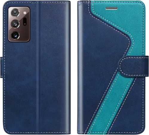 Vista 17 de Funda tipo cartera para Samsung Galaxy Note 8, funda de piel con bloqueo RFID, soporte magnético con tapa abatible, a prueba de golpes, compatible