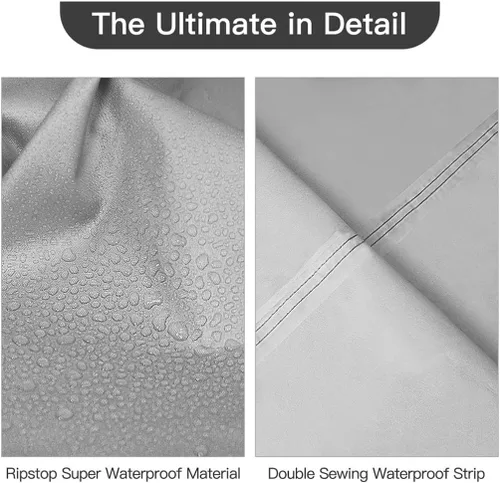 Vista 8 de Wakauto Cubierta impermeable para bicicleta, cubierta a prueba de polvo, impermeable, para bicicleta de montaña, cubierta impermeable para bicicleta