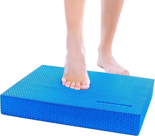Vista 9 de Almohadilla de equilibrio, almohadilla de espuma, almohadilla de equilibrio de espuma, terapia física, ejercicio de rodilla y tobillo, almohadillas