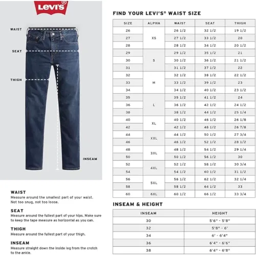 Vista 5 de Levi's - Jeans 514 de corte recto para hombre (también disponible en tallas para personas grandes y altas)